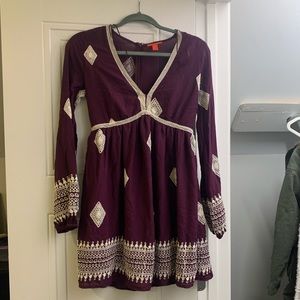 Chelsea and violet maroon/purple dress